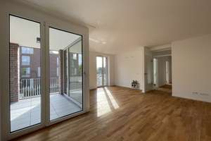 Uferblick - sonnige 2 Zimmerwohnung mit Südbalkon in exquisiter Lage – Julienne-Trouet-Platz 37, 30453 Limmer, Hannover – Vorschaubild 3