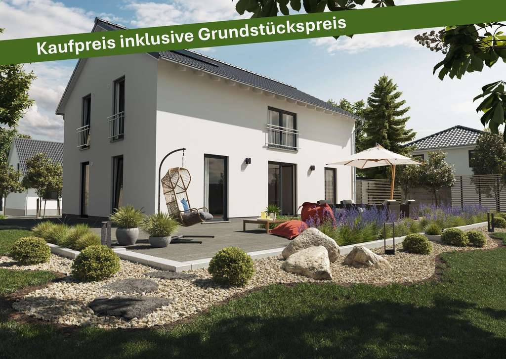 Immobilie in Krauthausen - Mit Grundstück: Zeitlose Eleganz im modernen Town & Country Landhaus in Krauthausen - Bild 0