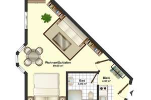 Ausschließlich an Studierende ! Appartementwohnanlage Werner Hellweg 242-246 / Universitätsnähe – Werner Hellweg 246, 44894 Werne, Bochum – Vorschaubild 6