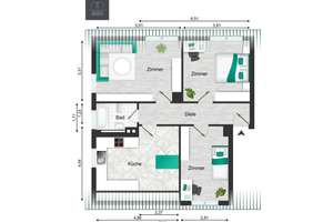 Charmante Dachgeschoss-Wohnung mit 3 Zimmern in Wickrath – Langfristig vermietet und gepflegt! – Die vollständige Adresse der Immobilie erhältst du vom Anbieter., 41189 Wickrath-Mitte, Mönchengladbach – Vorschaubild 15