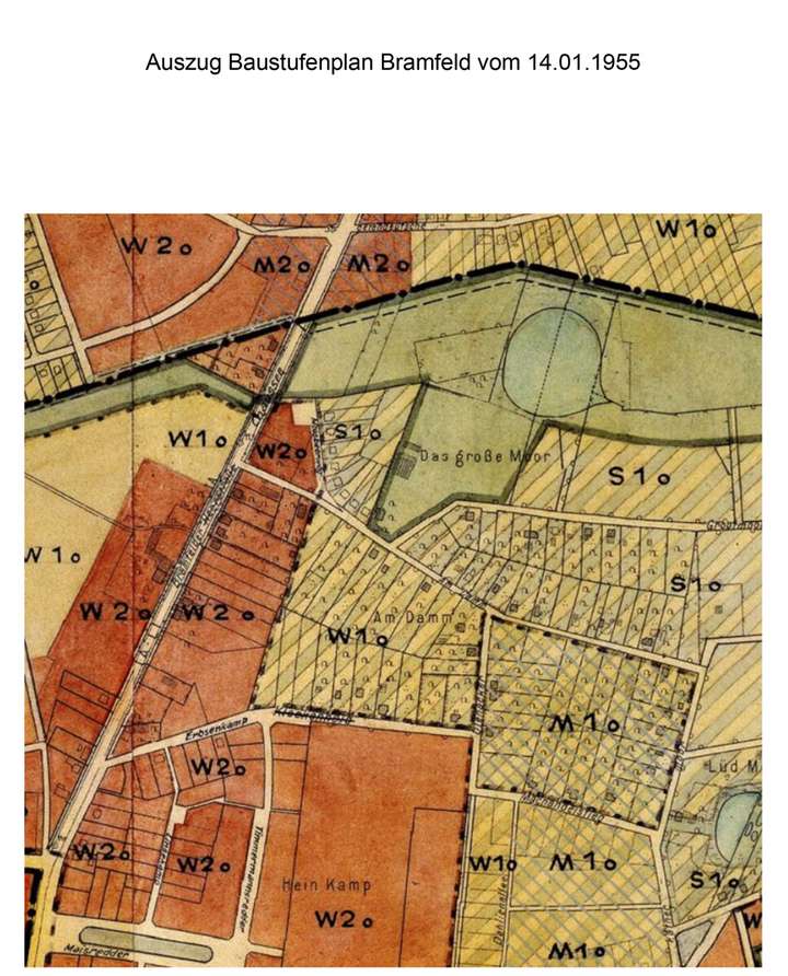 Auszug Baustufenplan Bramfeld 