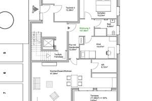 Wohnen mit Zukunft: Moderne Erdgeschosswohnung mit Terrasse und Top-Energiewerten! – Die vollständige Adresse der Immobilie erhältst du vom Anbieter., 49086 Voxtrup, Osnabrück – Vorschaubild 7