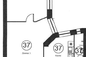 Bezugsfreie helle 2-Zimmer QG Altbauwohnung in der Nähe vom Schloss Charlottenburg (provisionsfrei) – Mindener Straße 3, 10589 Charlottenburg, Berlin – Vorschaubild 11