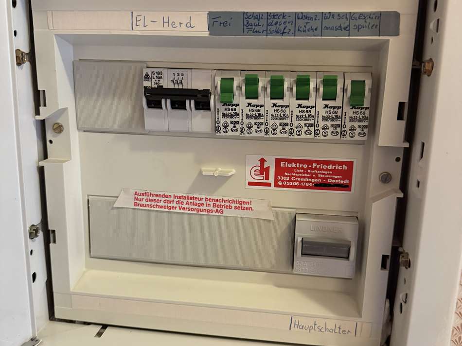 Elektrounterverteilung