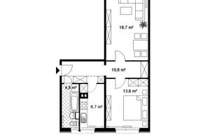 2 Zimmerwohnung für Paare – Mellenseestr. 57, 10319 Friedrichsfelde, Berlin – Vorschaubild 2