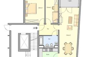 3-Zimmer-Wohnung im Regensburger Viertel – Regensburger Straße 346a, 90480 Zerzabelshof, Nürnberg – Vorschaubild 3