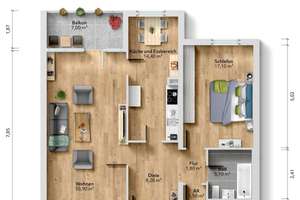 *JETZT NEU* 2-Zimmer-Wohnung in Remscheid-Lennep mit hervorragender Aussicht! – Die vollständige Adresse der Immobilie erhältst du vom Anbieter., 42897 Henkelshof, Remscheid – Vorschaubild 9