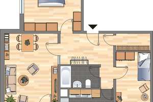3-Zimmer-Wohnung in Dortmund Scharnhorst