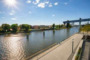 Direkter Wasserblick  - Exklusive 1 - Zimmerwohnung mit Einbauküche – 26135 Osternburg, Oldenburg (Oldenburg) – Vorschaubild 2