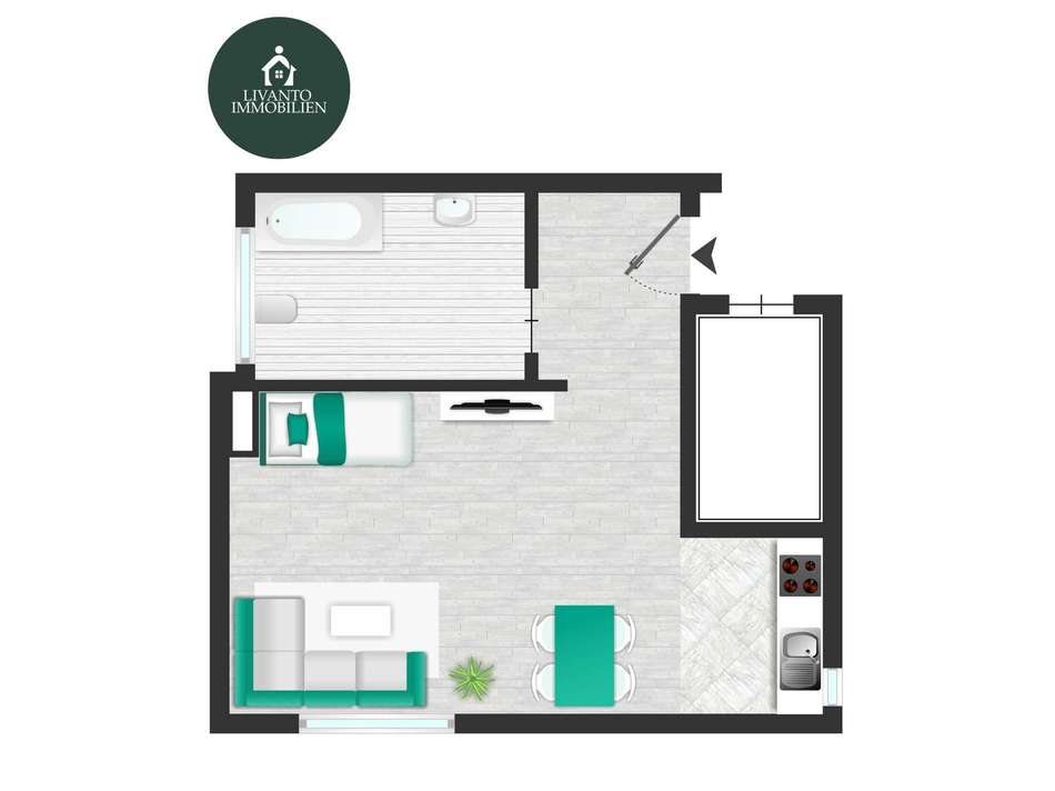 Grundriss visualisiert