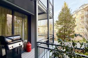 Luxuriöse möblierte Designer-Wohnung mit umlaufender Terrasse – 40219 Unterbilk, Düsseldorf – Vorschaubild 12