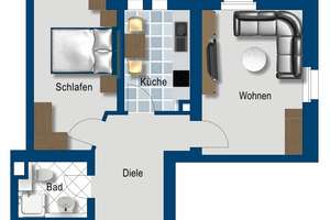 Top Lage in Uninähe für Studentenpärchen/Wohngemeinschaften. – Hettnerstr. 4, 1069 Südvorstadt-West, Dresden – Vorschaubild 2