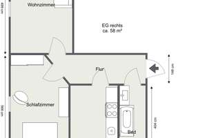 Schöne Erdgeschosswohnung in Hilbersdorf – Trinitatisstraße 1, 9131 Hilbersdorf, Chemnitz – Vorschaubild 16