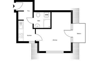 1-Zimmer-Dachgeschosswohnung – inklusive Balkon, ausgebautem Dachboden und Tiefgaragenstellplatz – Die vollständige Adresse der Immobilie erhältst du vom Anbieter., 26135 Osternburg, Oldenburg (Oldenburg) – Vorschaubild 15