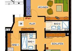 // Nähe Lene-Voigt-Park - 2 Bäder - großer Balkon - Aufzug // – Schirmerstraße 22, 4318 Anger-Crottendorf, Leipzig – Vorschaubild 3