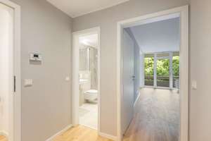 Waldblick-Loggia & Tiefgarage: Perfekt geschnittene 43 m² Oase mit Aufzug – Hubertusweg 13, 41466 Reuschenberg, Neuss – Vorschaubild 16