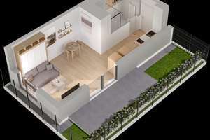 Möblierte Studio Wohnungen mit Gemeinschaftsflächen: Padelplatz, Fitness, Dachterrasse & mehr – Buschkrugallee 64, 12359 Britz, Berlin – Vorschaubild 20