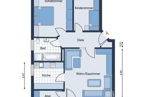 Sonnenglück im Dachgeschoss! – Die vollständige Adresse der Immobilie erhältst du vom Anbieter., 44879 Dahlhausen, Bochum – Vorschaubild 13