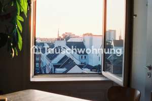 Tauschwohnung: Lichtdurchflutete Altbauwohnung mit Blick über St. Pauli
