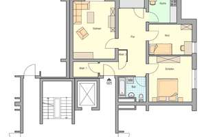 Großzügige 3-Zimmerwohnung mit Balkon -WBS notwendig!- – Engsbachstraße 60, 57076 Weidenau, Siegen – Vorschaubild 2