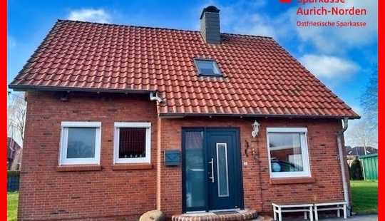 Bild von Einfamilienhaus in Brookmerland - Ortsteil Upgant-Schott - Domizil mit Wintergarten und Nebengebäud