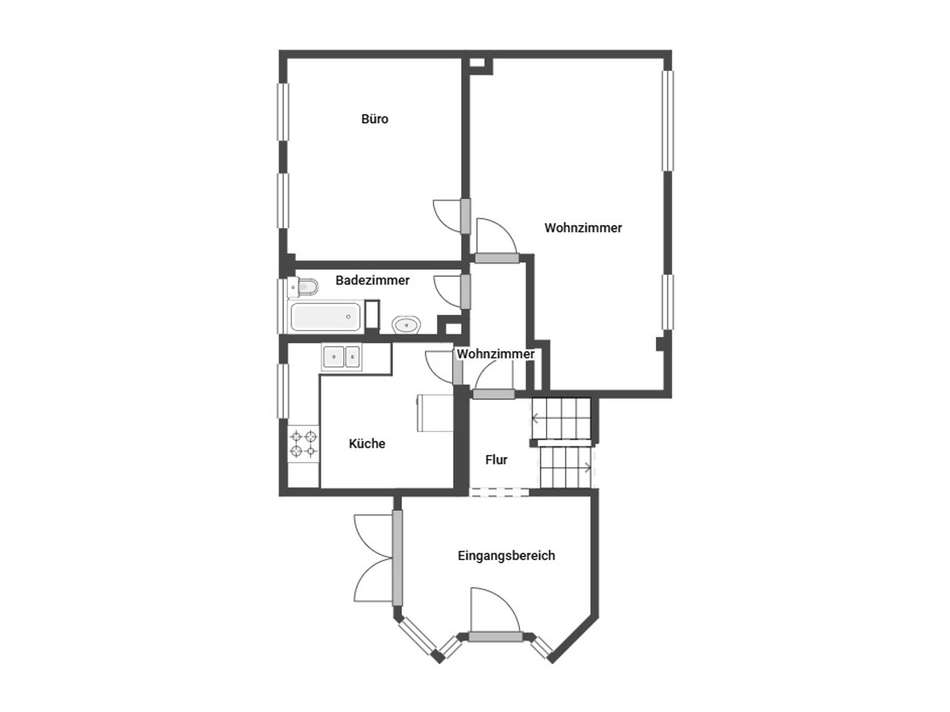 Grundriss Skizze EG