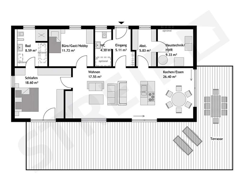 Immobilie in Königswartha - Rakecy - KFW 40 Plus Haus: Modern und barrierefrei im energieautarken STREIF Haus. - Bild 2