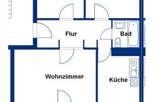 Ruhig wohnen, gut angebunden: Leben in Detmerode – Kurt-Schumacher-Ring 23, 38444 Detmerode, Wolfsburg – Vorschaubild 2