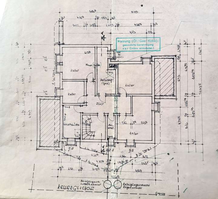 Grundriss Kellergeschoss
