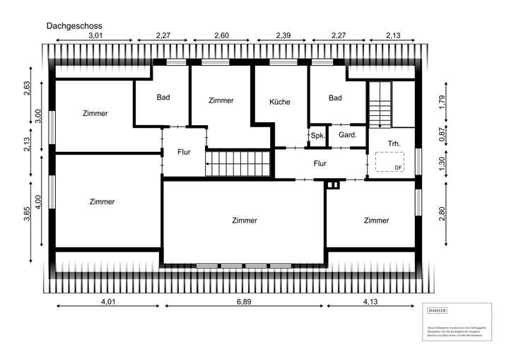 Grundriss Obergeschoss