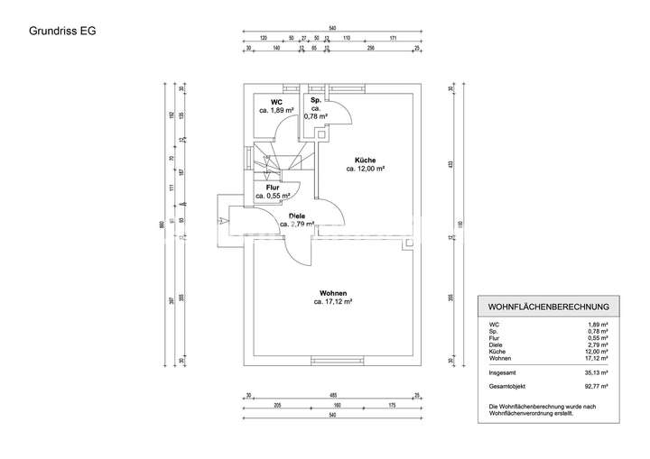 Grundriss EG