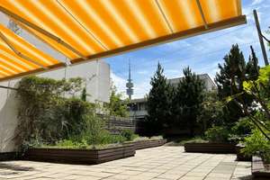 Privatverkauf: Seltene Gartenwohnung im Münchner Olympiadorf mit viel Platz und Gestaltungsspielraum – Connollystraße 24, 80809 Am Riesenfeld, München – Vorschaubild 2