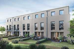 Haus 5 in Feldrandlage: Reihenendhaus mit gehobener Innenausstattung zum Kauf in Plankstadt – Bertha-Benz-Straße 1-10, 68723 Rhein-Neckar-Kreis – Vorschaubild 1