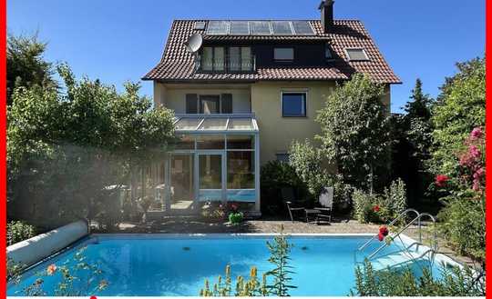 Ihr grünes Paradies in Reutlingen -  mit Pool, Wintergarten & Raum für Generationen