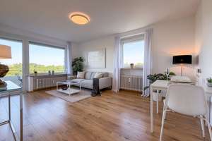 FIRSTPLACE – Helles 1-Zimmer-Apartment mit großem Balkon & Grünblick, Fürstenried-West