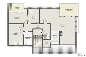 Mit Dachterrasse und Garage
Moderne 4-Zimmer-Eigentumswohnung – 33689 Sennestadt, Bielefeld – Vorschaubild 20