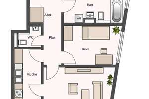 Sehr moderne 3-Zimmer-Wohnung mit Balkon und EBK am Hahneberg !!! – Richard-Münch-Straße 94, 13591 Staaken, Berlin – Vorschaubild 12
