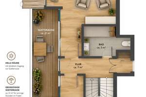 Attraktive Kapitalanlage mit Potenzial – charmante Maisonettewohnung mit Südterrasse – Erbacher Straße  9, 14193 Grunewald, Berlin – Vorschaubild 15