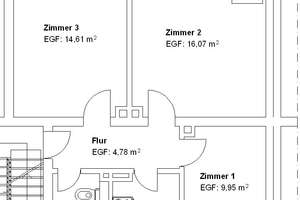 Gut geschnittene 3 ZKB mit Balkon! – Am Steinbruch 4, 34132 Oberzwehren, Kassel – Vorschaubild 2