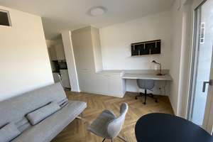Natur pur trifft Hauptstadt - 1-Raum-Wohnung komplett möbliert mit FBH – Henriette-Lustig-Straße 21b, 12555 Köpenick, Berlin – Vorschaubild 8