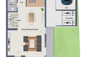 Neubau DHH in Traumlage von Pfullingen mit Carport und schönem Grundstück - Haus 2 – Reutlingen (Kreis) – Vorschaubild 3