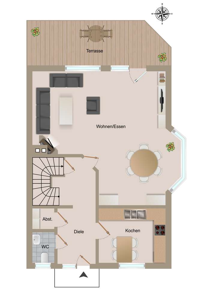 Grundriss - Erdgeschoss