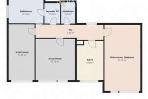 Bezugsfreie 3-Zimmer-Wohnung mit zwei Südbalkonen, Blick ins Grüne & zwei Tiefgaragenstellplätzen – Die vollständige Adresse der Immobilie erhältst du vom Anbieter., 93051 Großprüfening-Dechbetten-Königswiesen, Regensburg – Vorschaubild 19