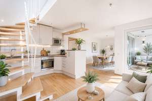Helle Maisonettewonung schick & modern mit ++Panorama-Terrasse++Tiefgarage++ – Die vollständige Adresse der Immobilie erhältst du vom Anbieter., 71229 Leonberg – Vorschaubild 2