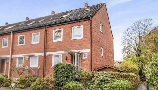 Bild von Bremen-Kirchhuchting: Reihenendhaus mit Garage in ruhiger Wohnlage