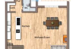 N-Bleiweiß: Exklusive 3-Zi-Mais.-Whg (5.+6.OG mit Aufzug), Dachterrasse, Gaggenau EBK, Stellplatz – Die vollständige Adresse der Immobilie erhältst du vom Anbieter., 90461 Glockenhof, Nürnberg – Vorschaubild 19