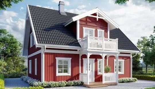 Bild von Neubauprojekt: Schwedenhaus, ruhige, sonnige Feld-/Waldrandlage