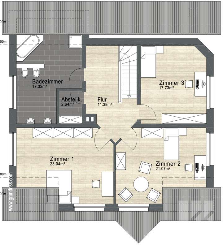 Grundriss Obergeschoss