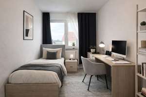 Lichtdurchflutete 3 Zi.-Wohnung in kleiner Wohnanlage mit großem Süd-Balkon, sep. Küche & gr. Keller – Die vollständige Adresse der Immobilie erhältst du vom Anbieter., 82256 Fürstenfeldbruck – Vorschaubild 5