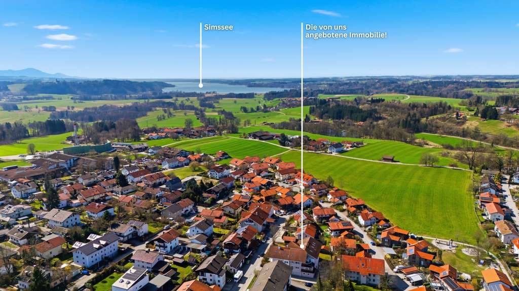 Immobilie in Bad Endorf - Großzügige DG-Wohnung am Ortsrand  Bad Endorfs– viel Raum für individuelle Wohnkonzepte - Bild 2